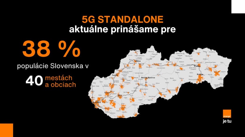 Orange ako prvý operátor na Slovensku prináša (r)evolúciu v konektivite:  Spúšťa komerčnú prevádzku siete 5G Standalone