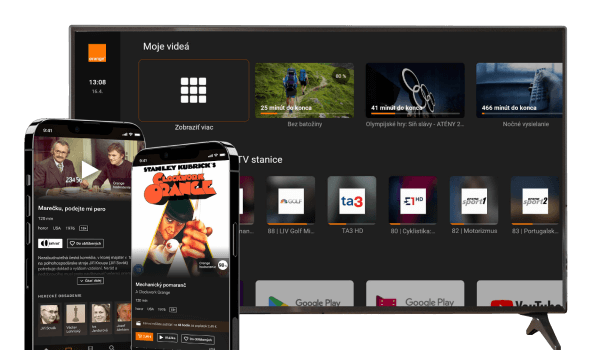 aplikácia Orange TV