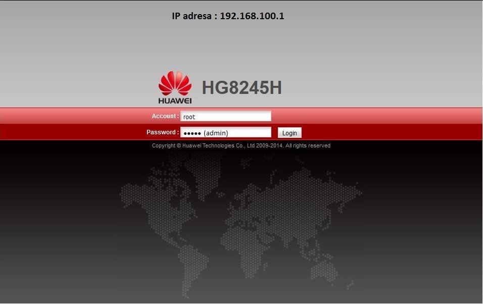 Huawei EchoLife HG8245U